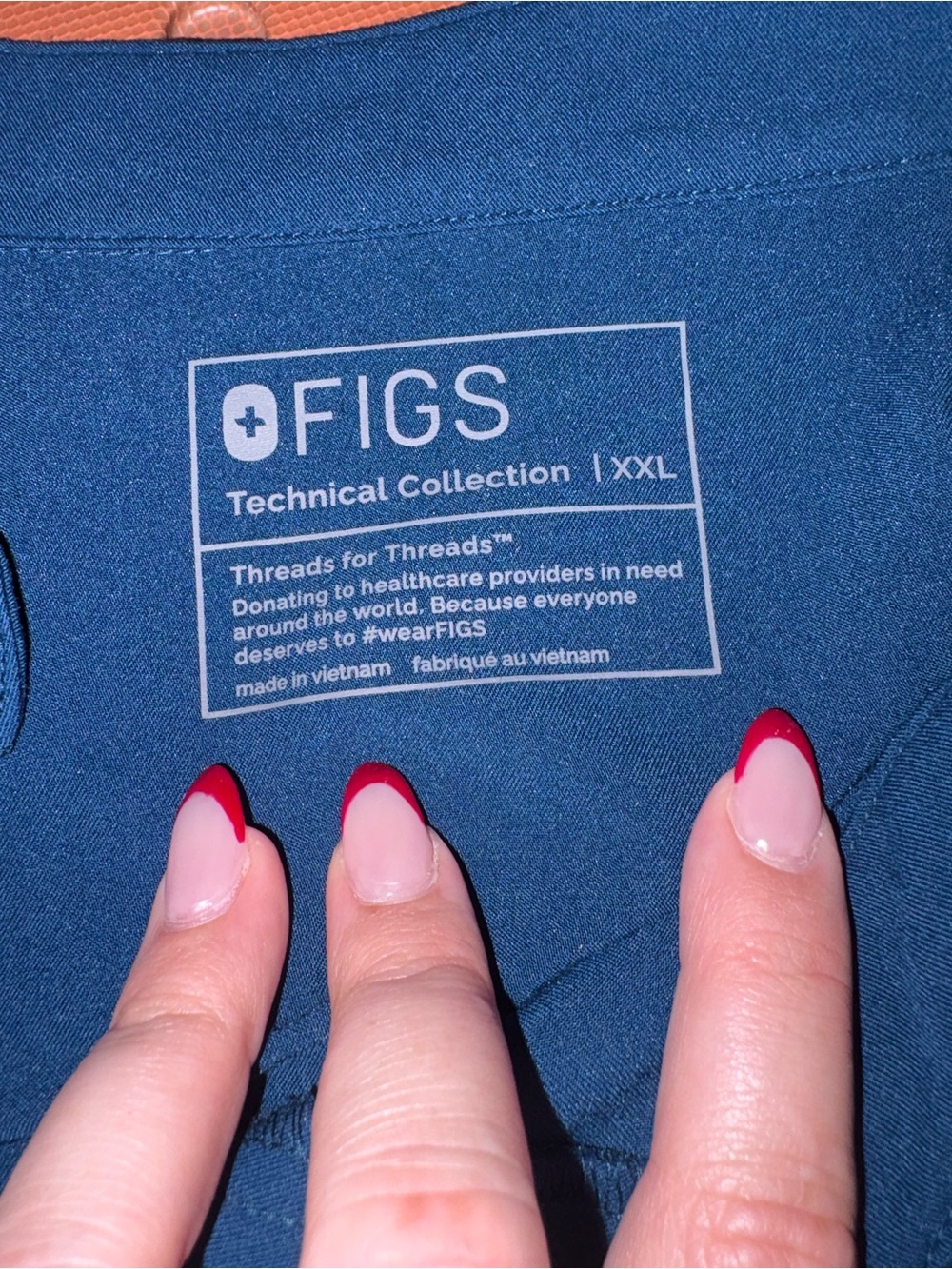 Figs Technical Collection Jumpsuit in Deep Reef Blue